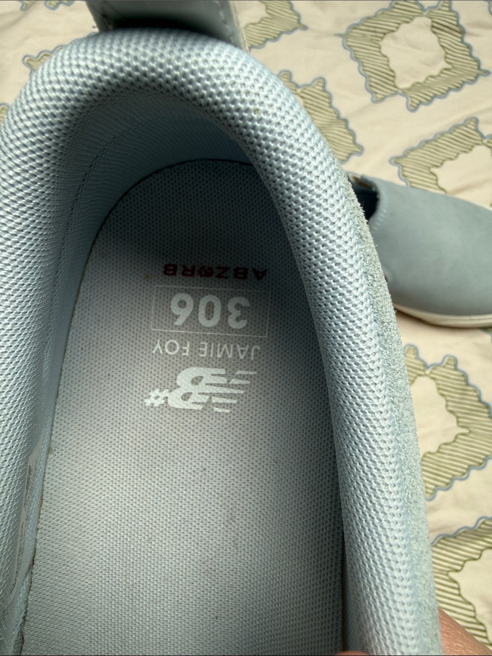 New Balance Men's Slip-On Casual Loafers in Light Blue - Picture 3 of 6